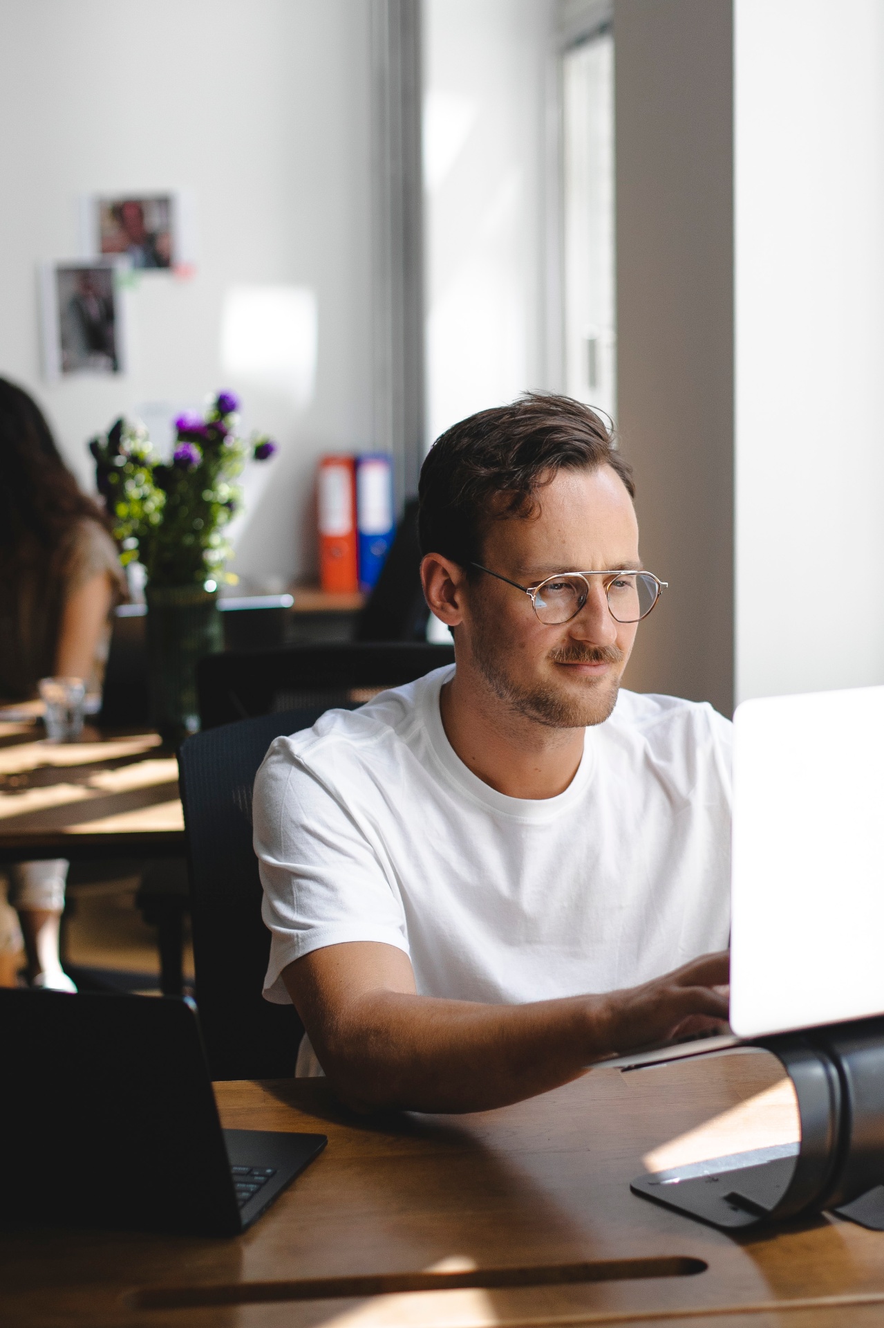 Calm, light-filled Mindspace workspace
