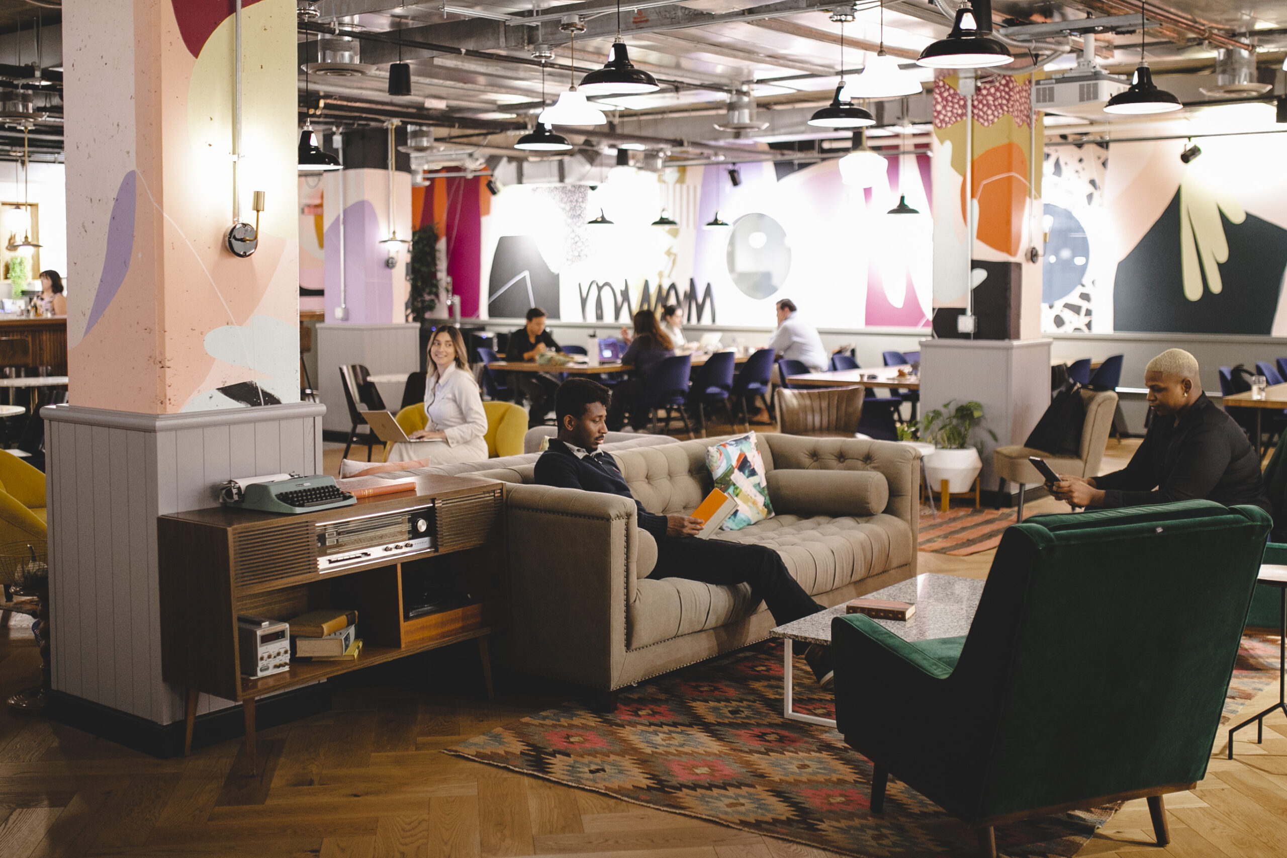 Mindspace DC lounge and common area