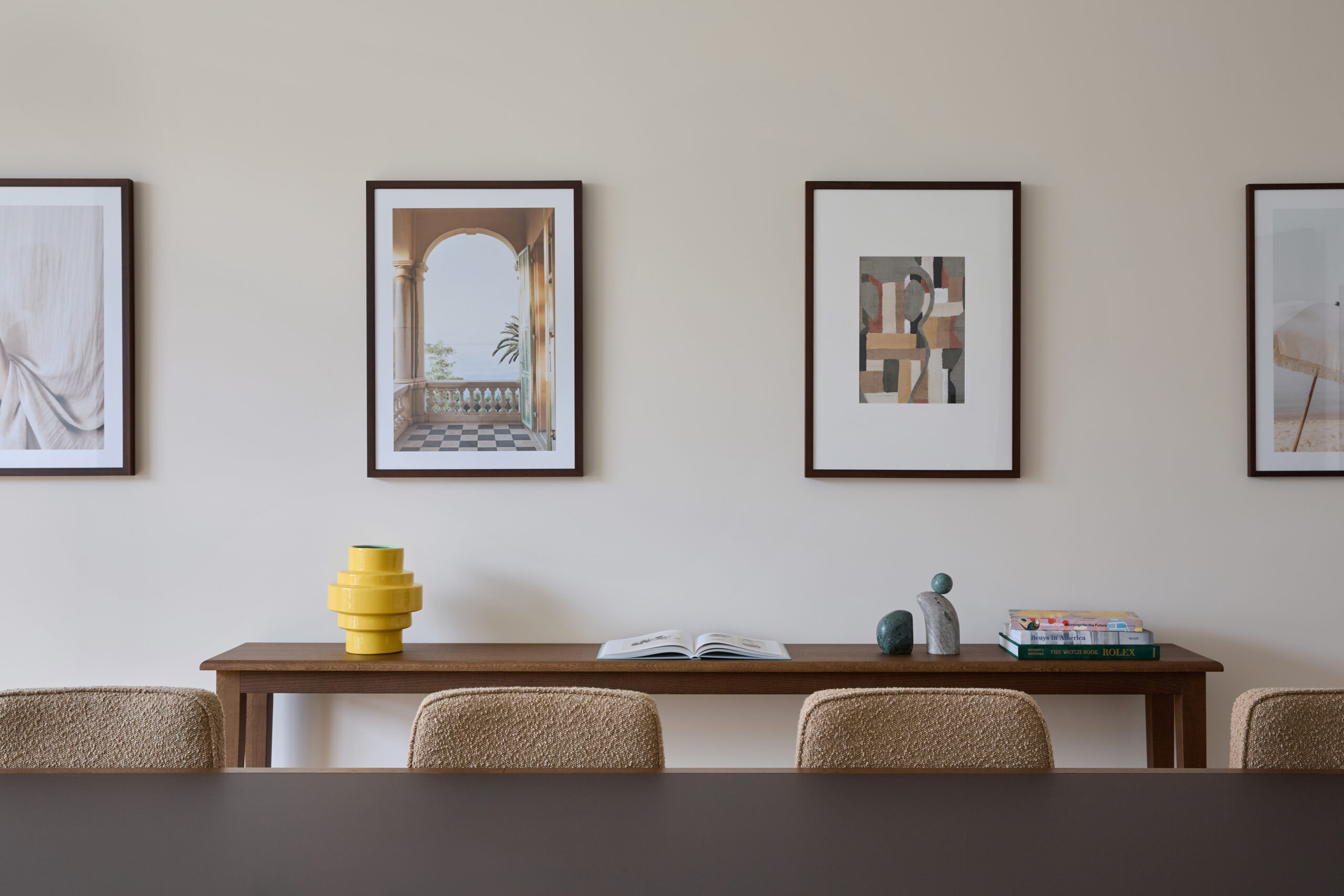 Bright, open workspace at Mindspace with warm natural light and refined design